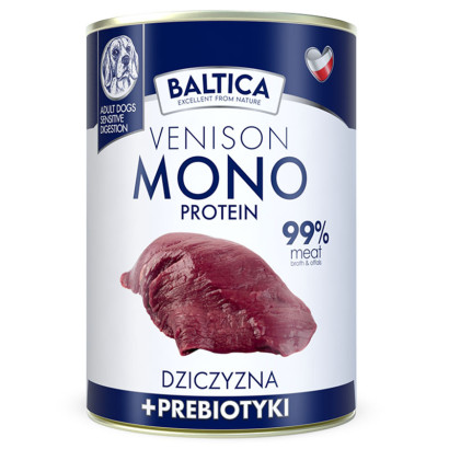 Baltica Mono Venison 400g -...