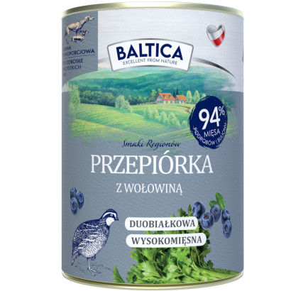 Baltica Quail with Beef 400g