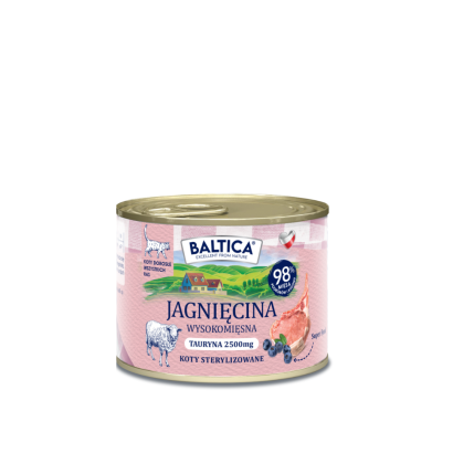 Baltica Cat Food Lamb 185 g